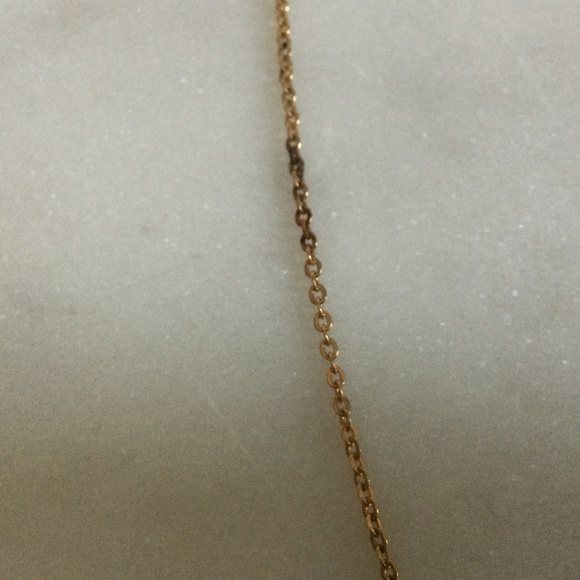 Vintage Kelly Waters Brushed Gold Engraved “J” Disc Necklace - Picture 2 of 7